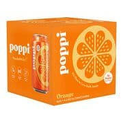 Poppi Soda orange 4 x 355 ml (canette)