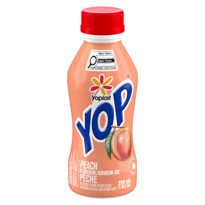 Yop 1% Drinkable Yogurt, Peach, Yogurt Drink