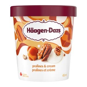 Häagen-Dazs Crème glacée pralines et crème 450 ml