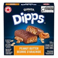 Dipps Barres tendres enrobées de beurre d'arachide et de chocolat