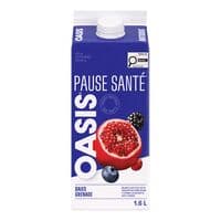 Oasis Pause Santé Jus antioxydant baies et grenade 1,6 L