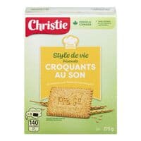 Style de vie Biscuits croquants au son