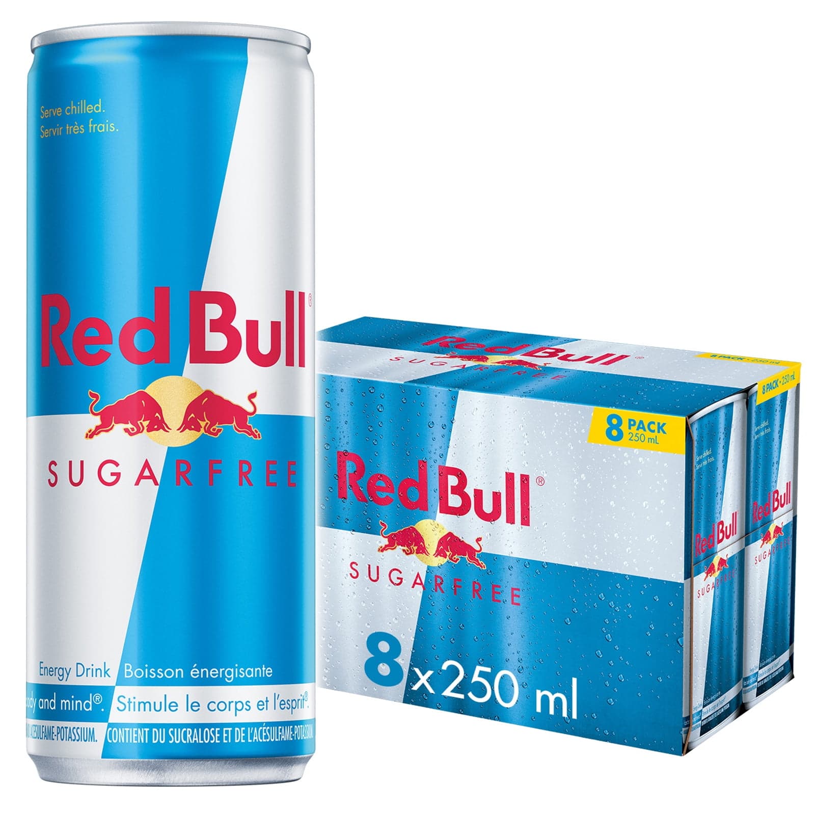 Red Bull Sugar Free White Peach Energy Drinks 250 ml