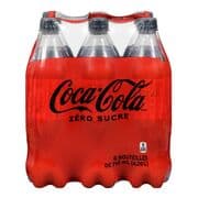 Coca-Cola Boisson gazeuse zéro sucre 6 x 710 ml (bouteilles)