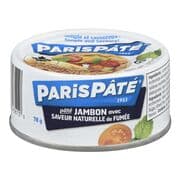 Pâté au jambon avec saveur de fumée