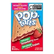 Unfrosted Strawberry Toaster Pastry
