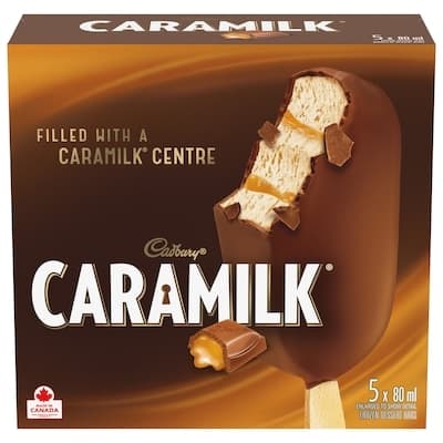 Caramilk Frozen Dessert Bars