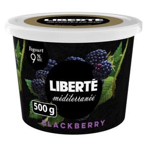 Liberté Yogourt méditerranée 9 % mûres 500 g