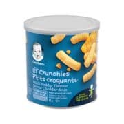 Gerber Graduates Lil Crunchies Collation au maïs cuite au four au cheddar doux 42 g